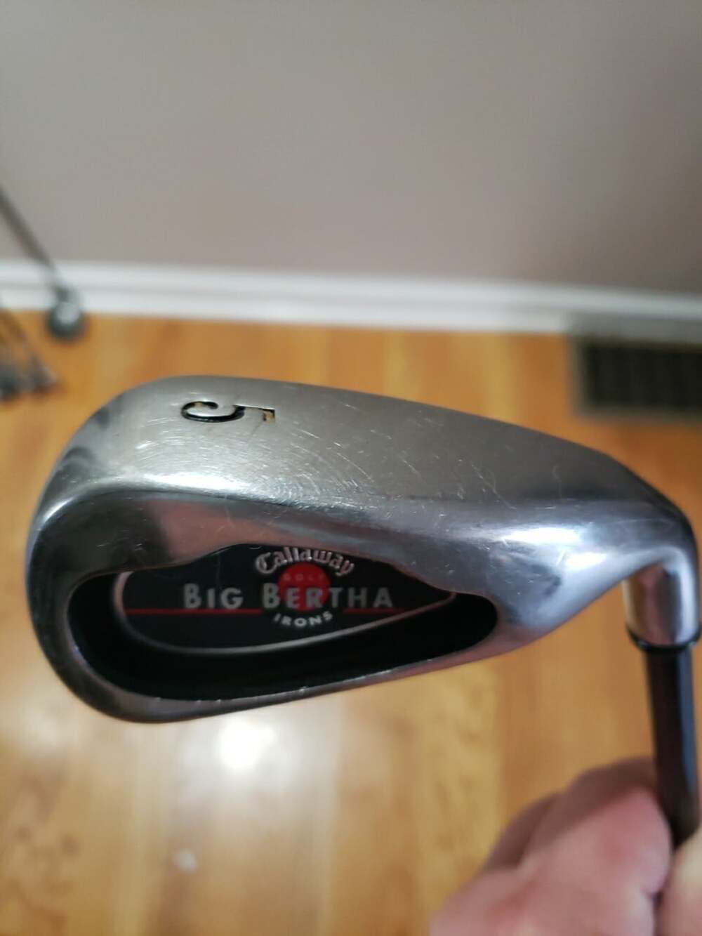 Callaway Big Bertha 2004 Single 5 Iron Regular Flex Steel Shaft Right Handed